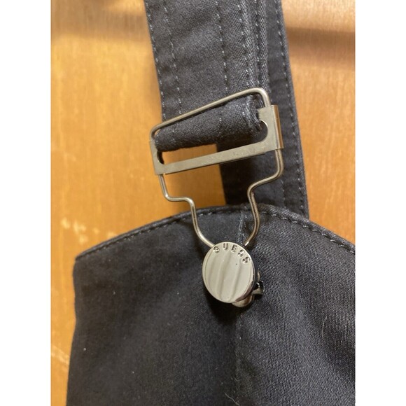 NWT Guess Super Skinny Fit Rosemary Jumpsuit Sz XS High-Waisted Adj Straps Black - Picture 11 of 14